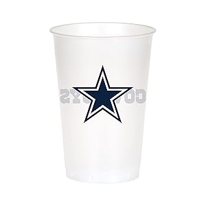 Dallas Cowboys Plastic Cups, 24 ct