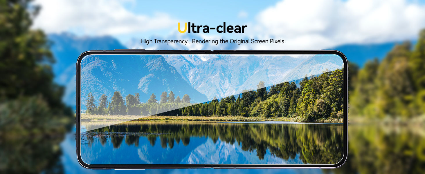 Vizvera [2+2 Pack for Samsung Galaxy flip 3 Screen Protector [Not Glass