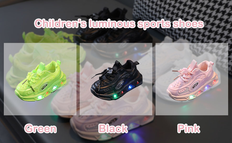 Kids LED Light up Trainers
