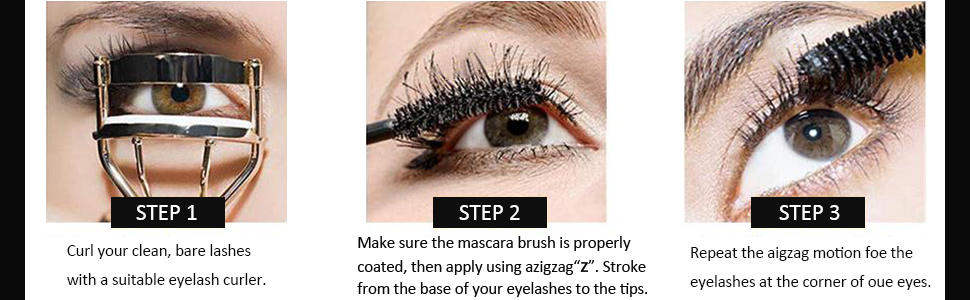 4D Silk Fiber Lash Mascara, Voluminous Fiber Mascara Liquid Lash Extensions Mascara