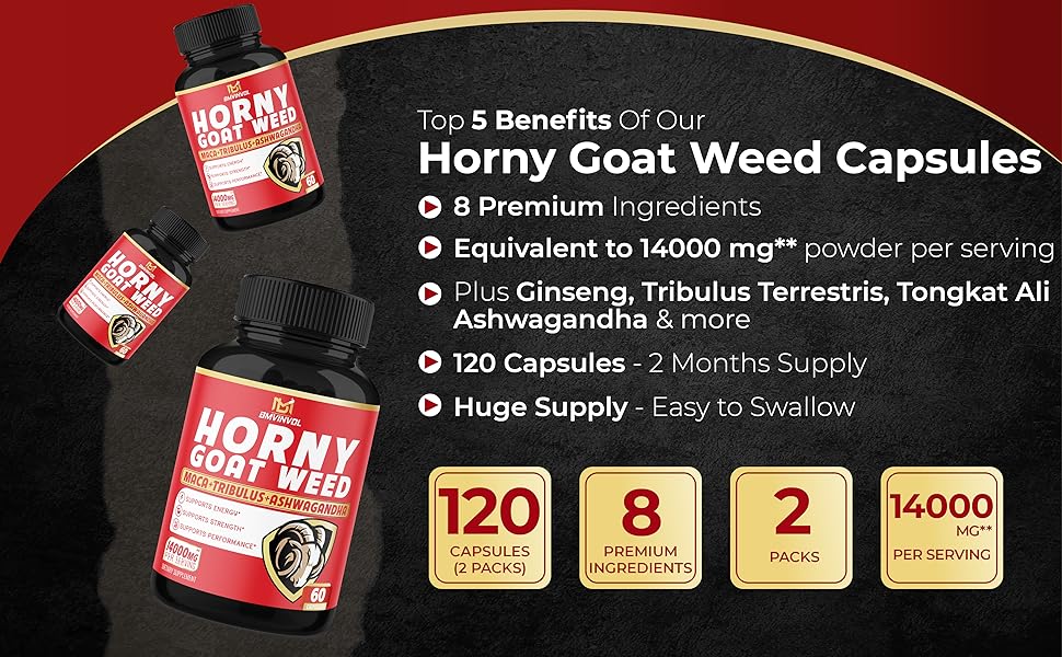 2 Packs Horny Goat Weed Details