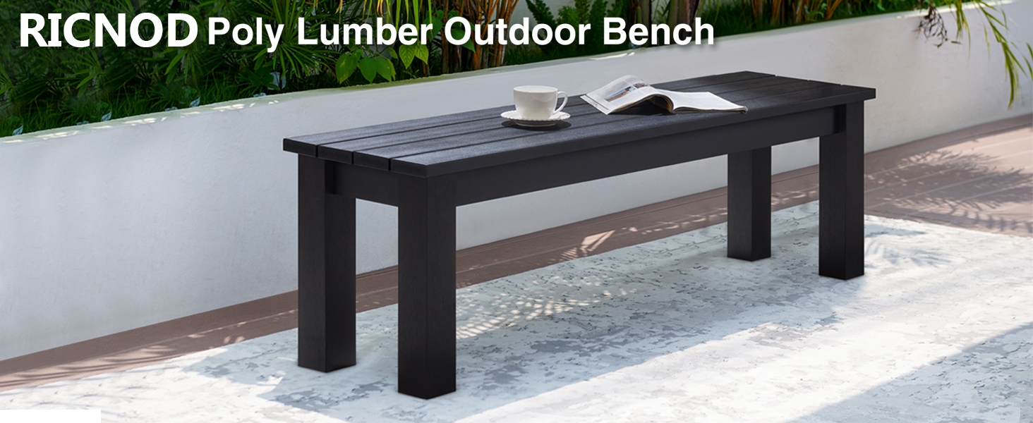 outdoor bench