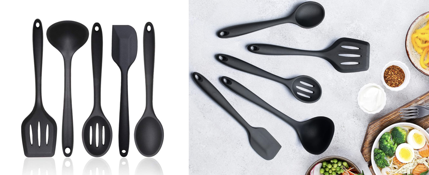 5pcs silicone ustensils