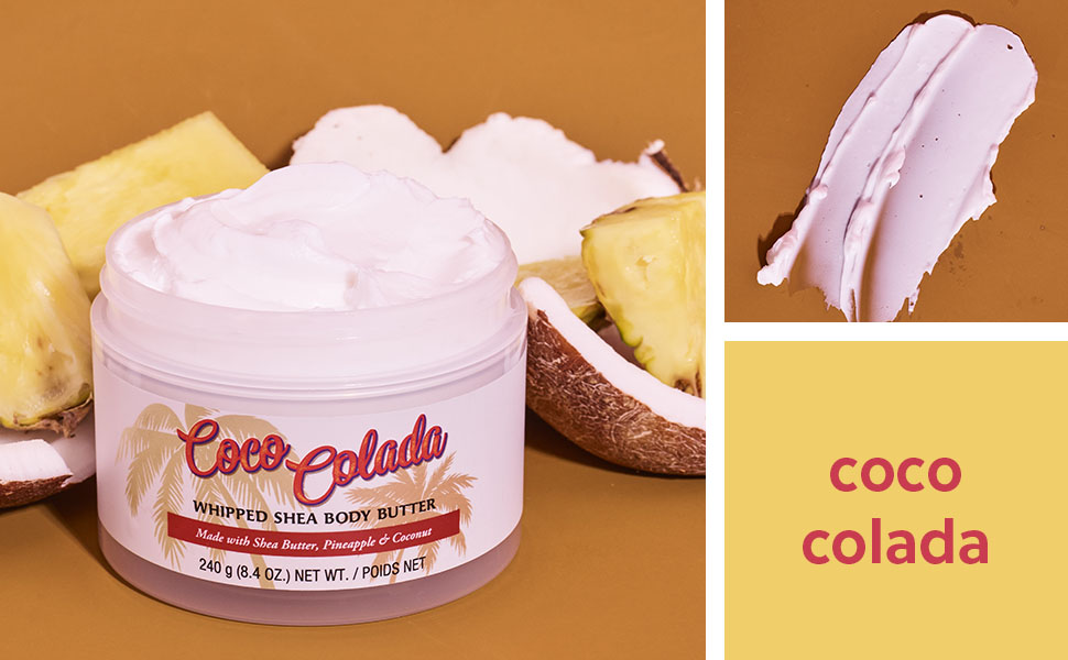 TREE HUT, Whipped Body Butter, Coco Colada, Manteca Corporal Hidratante