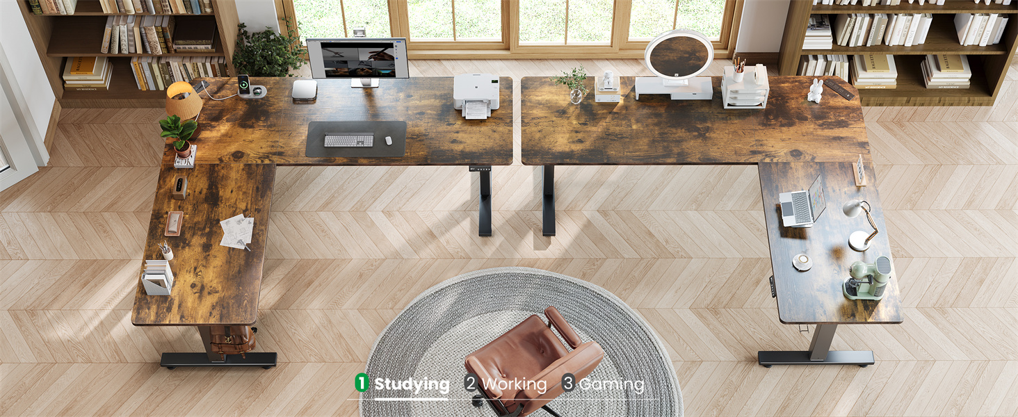 L-Shaped Standing Desk