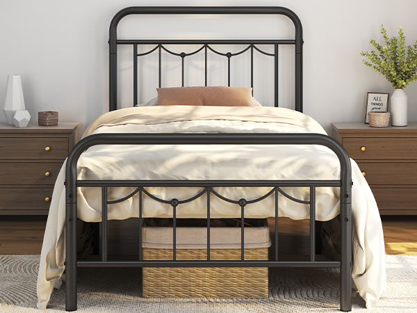 ダブル ブラック ステーションベッド FLYMEe BASIC Double Bed Frame / フライミーベーシック ダブル