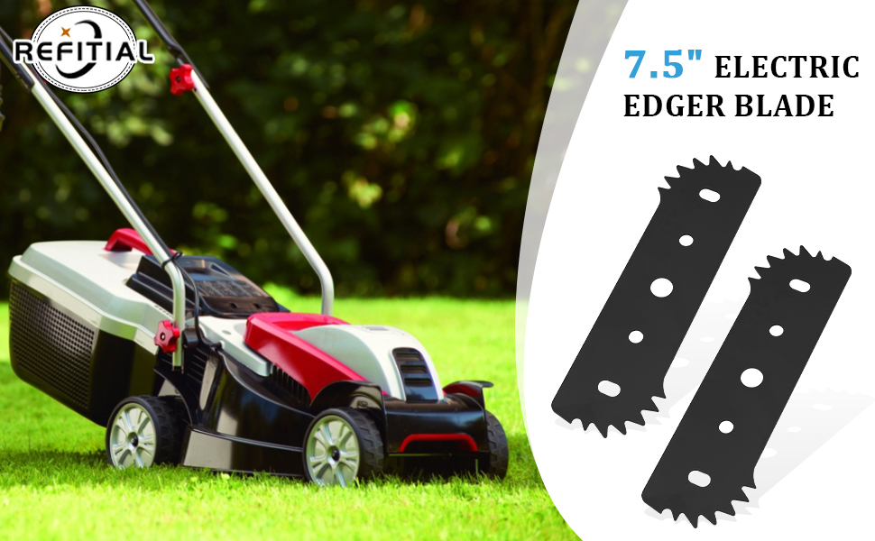 2 Pack 71/2" Electric Edger Blades Compatible with Worx