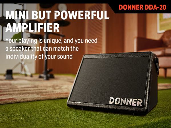 Amazon.com: Donner Mini Electric Drum Amp 20W, Wireless Electronic