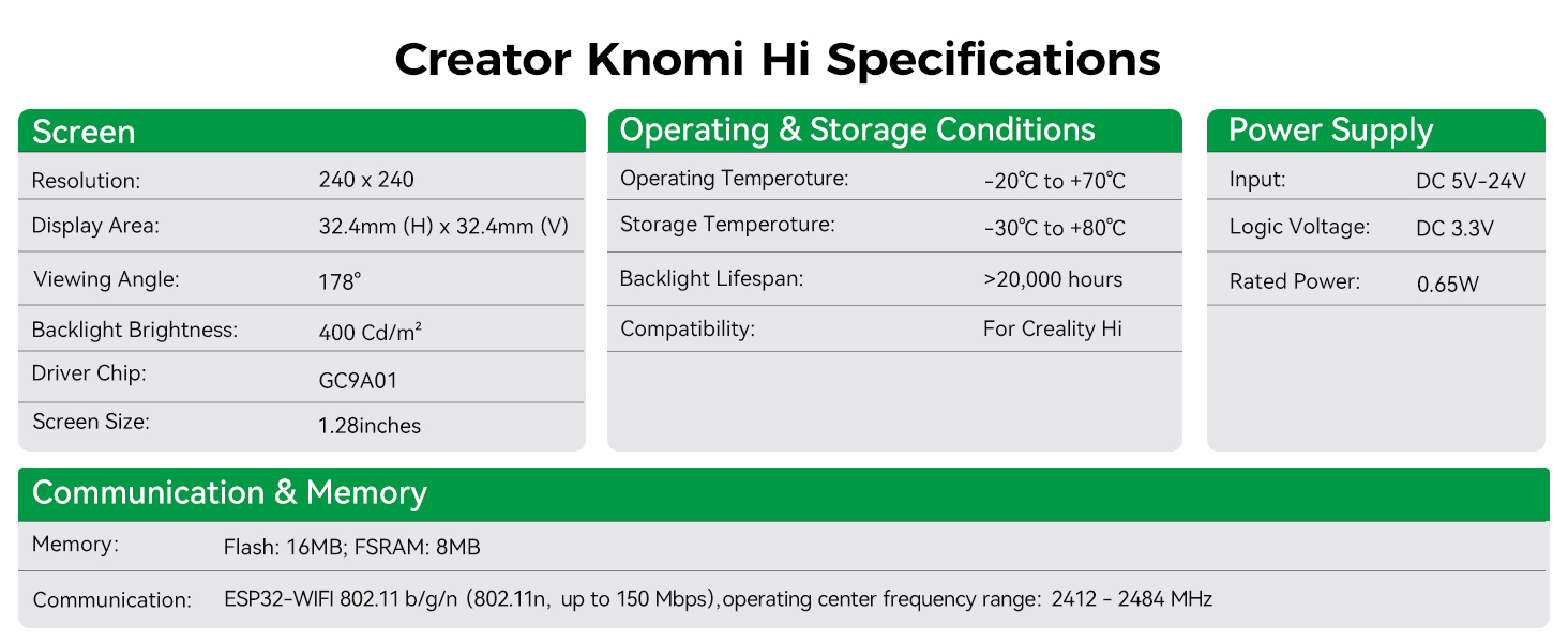 creality hi upgrade parts