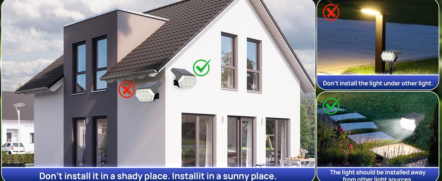 Upgrade Solar Lights Outdoor