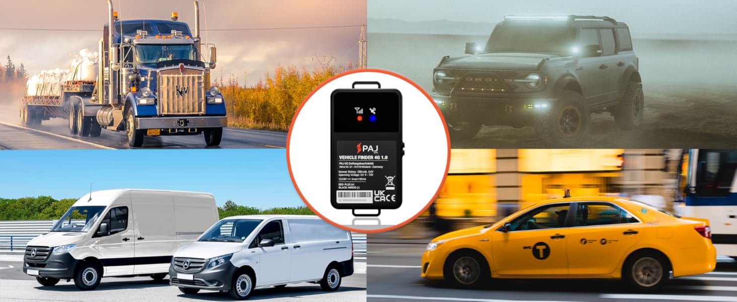 PAJ VEHICLE Finder 4G 1.0 - GPS Tracker For Cars, Motorcycles PAJ VEHICLE Finder 4G 1.0 - GPS Tracker For Cars, Motorcycles