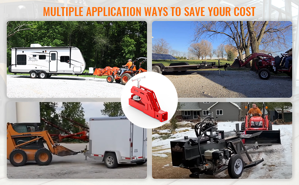 2024 New Upgraded Tractor Bucket Hitch Receiver with Non