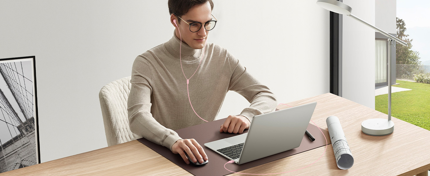 USB Earbuds for PC Computer for Switch Office Zoom Working