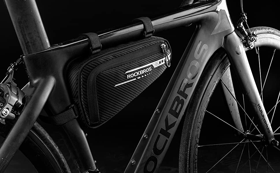 ROCKBROS Bike Triangle Bag Bike Storage Bag Bicycle Frame Pouch Bag for
