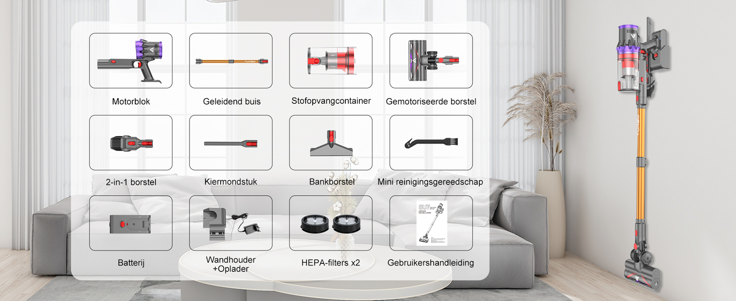 Steelstofzuiger Draadloos