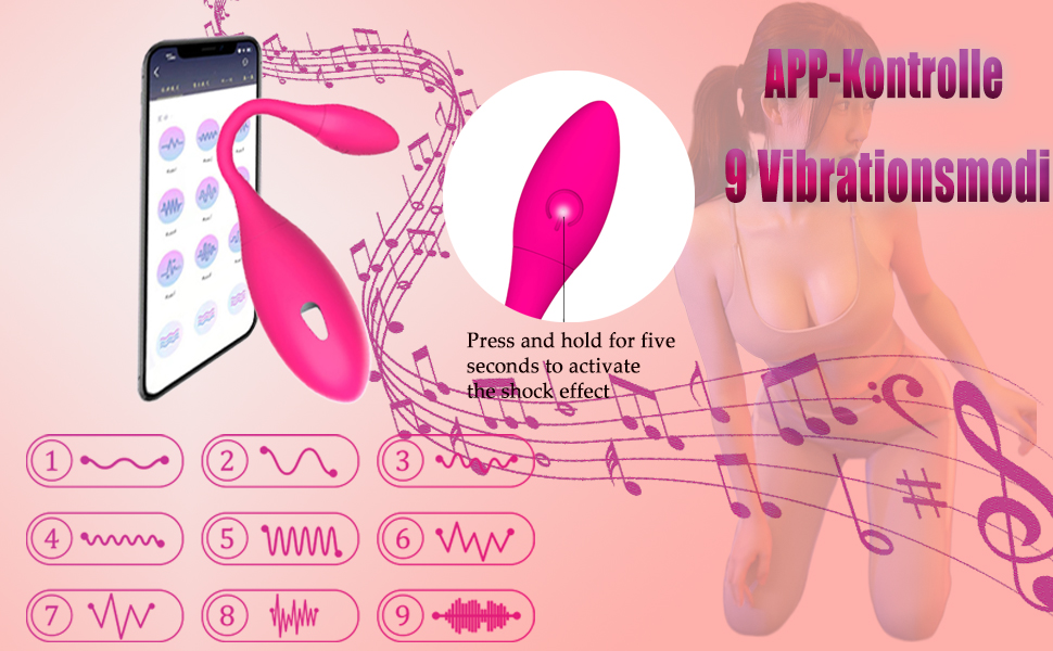 Electric Shock Vibro-Ei für Männer Frauen