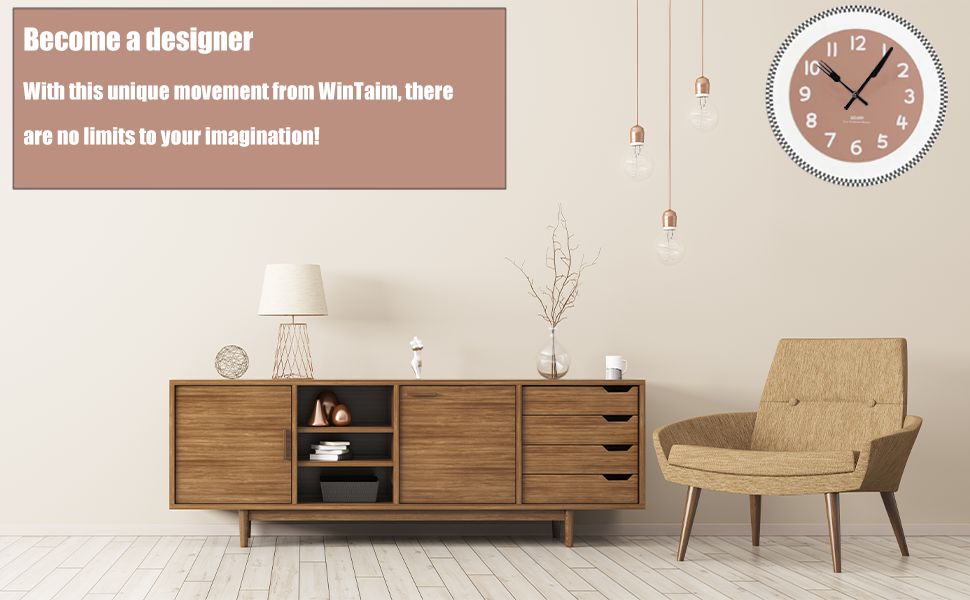 Battery Clock Replacement Mechanism, Creative Knife and Fork Clock Hands, 17/32