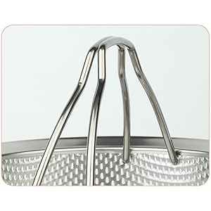 stainless steel steamer basket; pot steamer; vegetable steamers