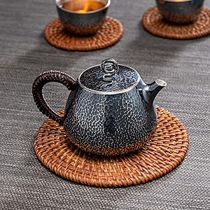 Amazon | 帰銀堂 GuiYinTang 純銀999 煎茶道具 茶器 湯呑み 一枚