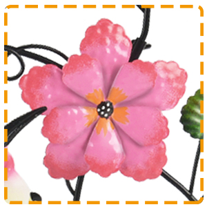 Metal Hummingbird Garden Stake