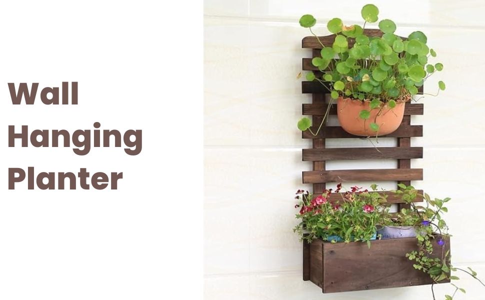 home deor wooden planter 