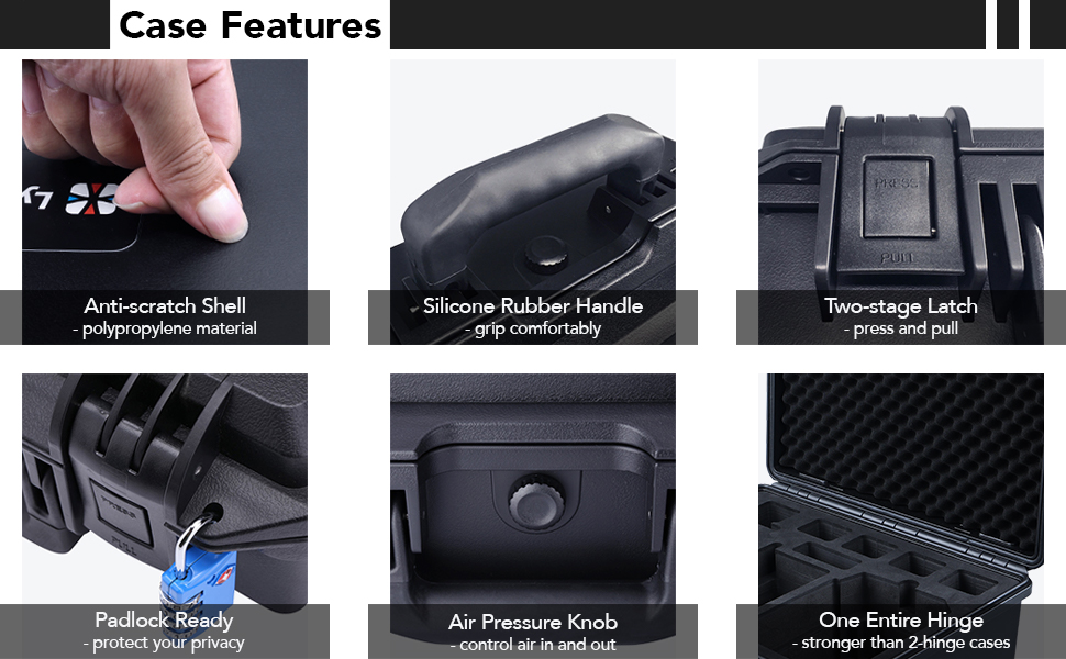 Lykus Titan MA230 Waterproof Laborious Case for DJI Air 2S/M... 17 case 1