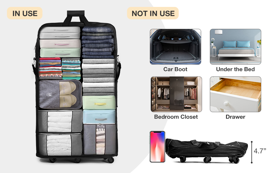 duffle bag with wheels