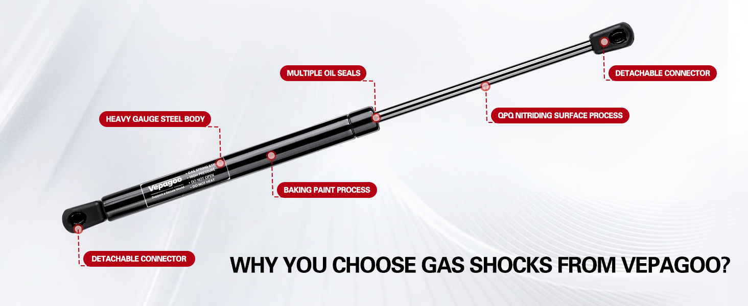 Vepagoo C1608316 20 inch 40lb Per Gas Strut Shock Lift Support for RV