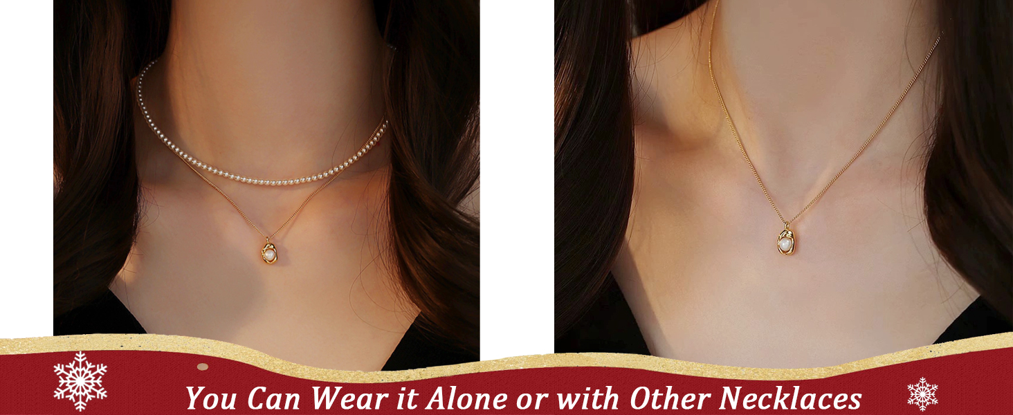 beaded necklaces gold pearl necklace christmas necklaces