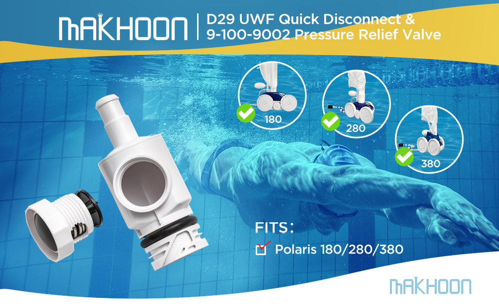 Makhoon D29 UWF Quick Disconnect and 91009002 Pressure