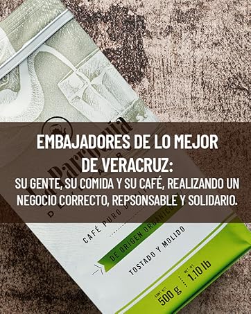 Café de La Parroquia de Veracruz Bolsa de Café en grano molido 
