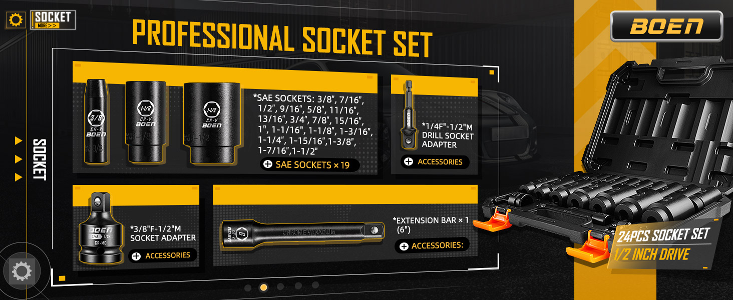 sae socket set
