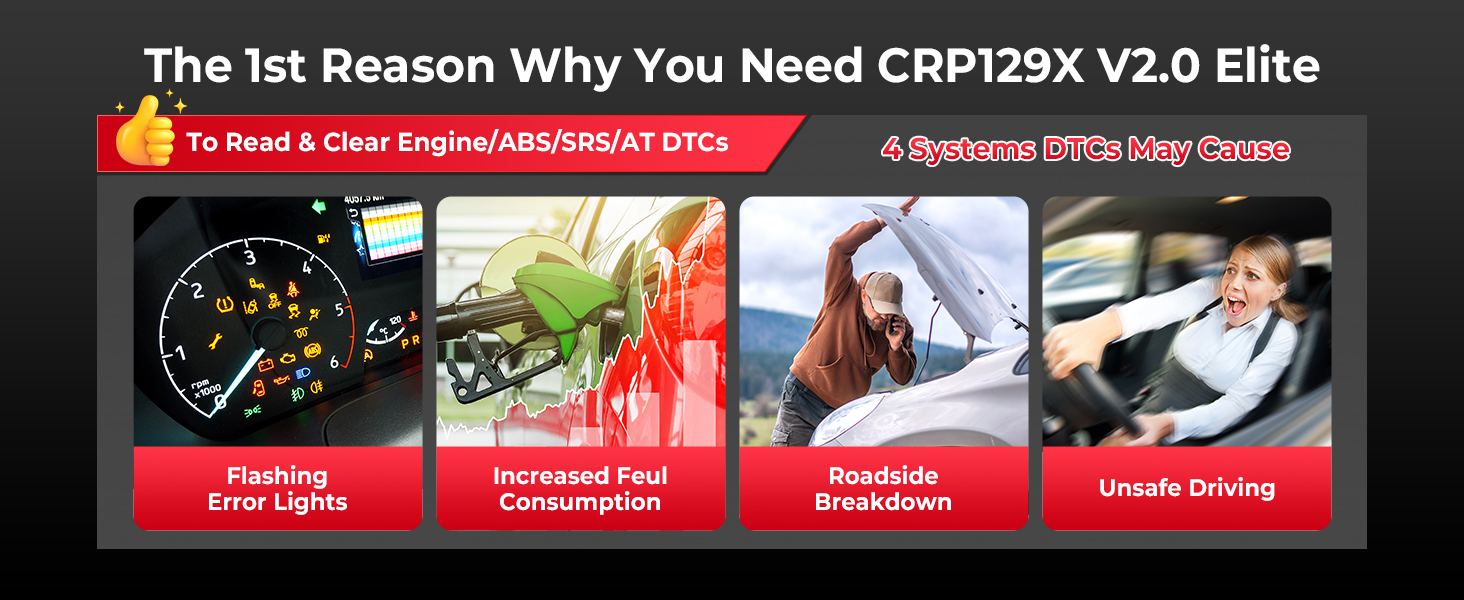 LAUNCH CRP129X V2.0 Elite OBD2 Scanner