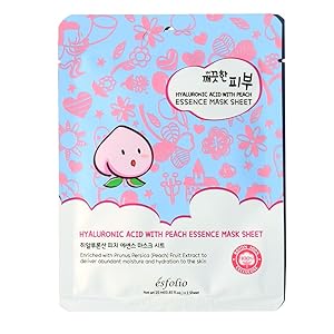 Esfolio Hyaluronic Acid With Peach Essence Mask Sheet