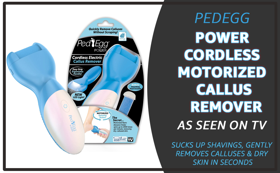 PedEgg Power Cordless Motorized Callus Remover