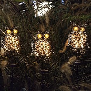 owl statue yard decor