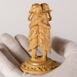 Amazon.co.jp: 極小仏 歓喜天 8.8cm（木製：ツゲ 金泥仕上）＿聖天