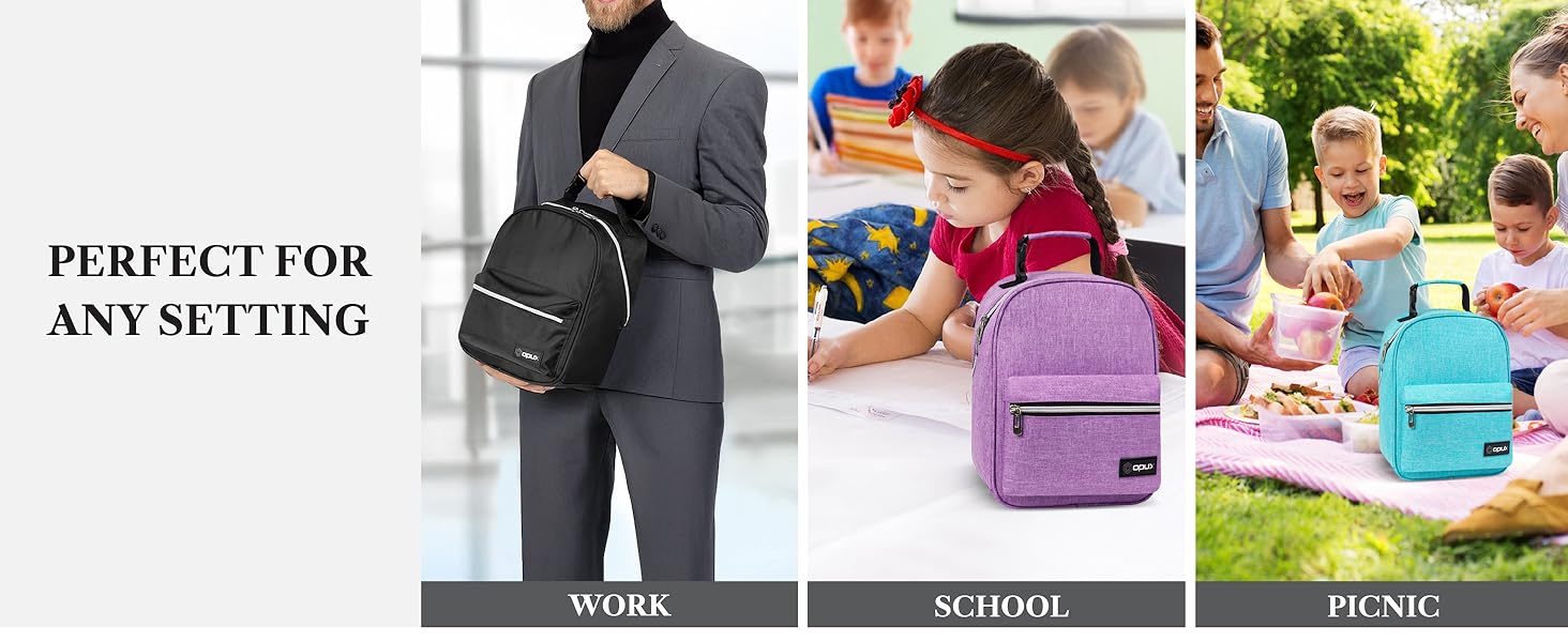 lunch bag box lunchbox adult men women kids insulated