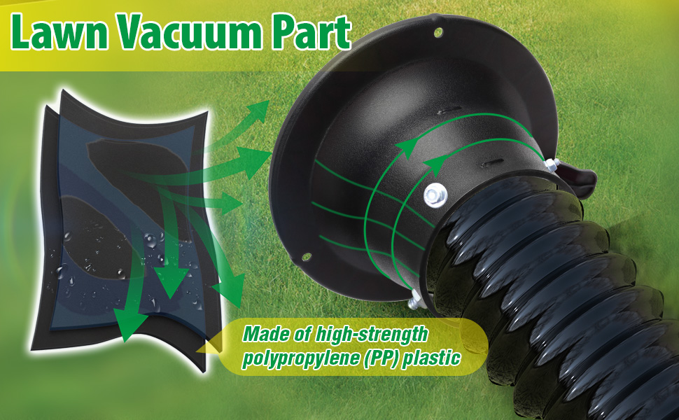 Lawn Vac Parts, Lawn Vacuum Parts, Leaf Vacuum Hose Adapter