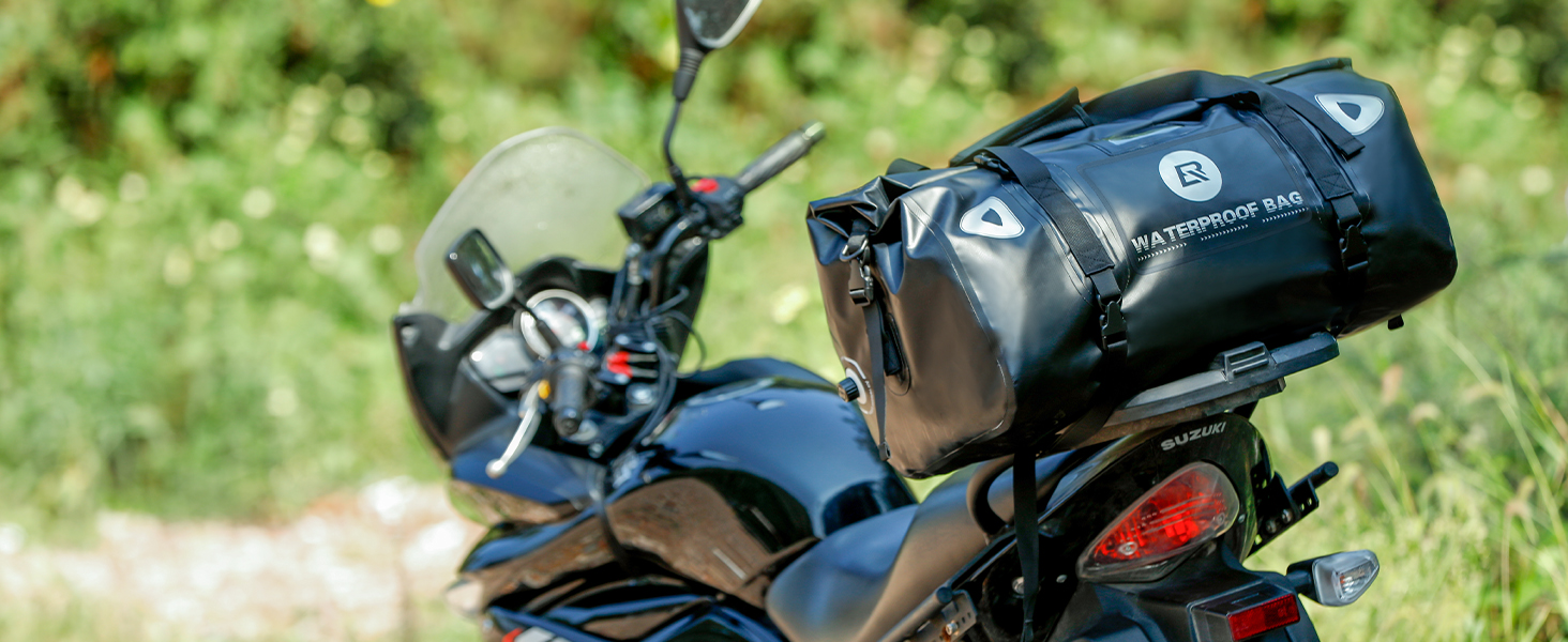 Motorcycle travel dry duffel bag