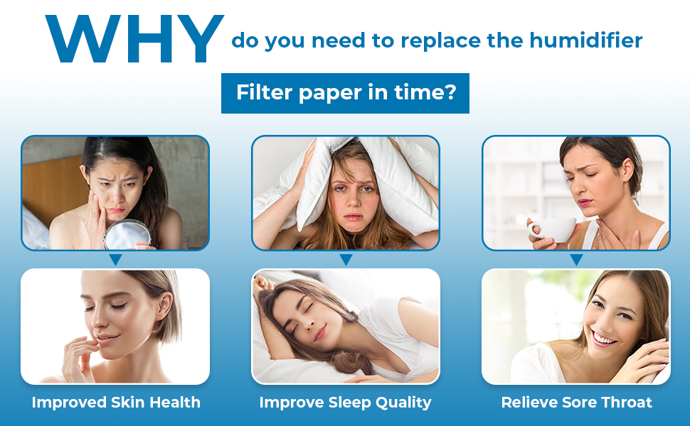 Pokin HDC411 Humidifier Filter Replacement Wick for