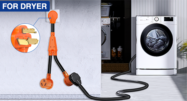 Nilight EV Dryer Y Splitter Adapter Cord