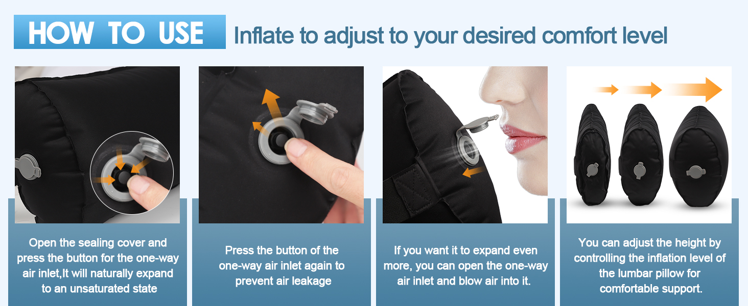 Lumbar support pillow