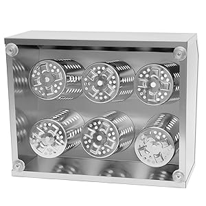 Stainless Steel Cylinder Flatware Organizer