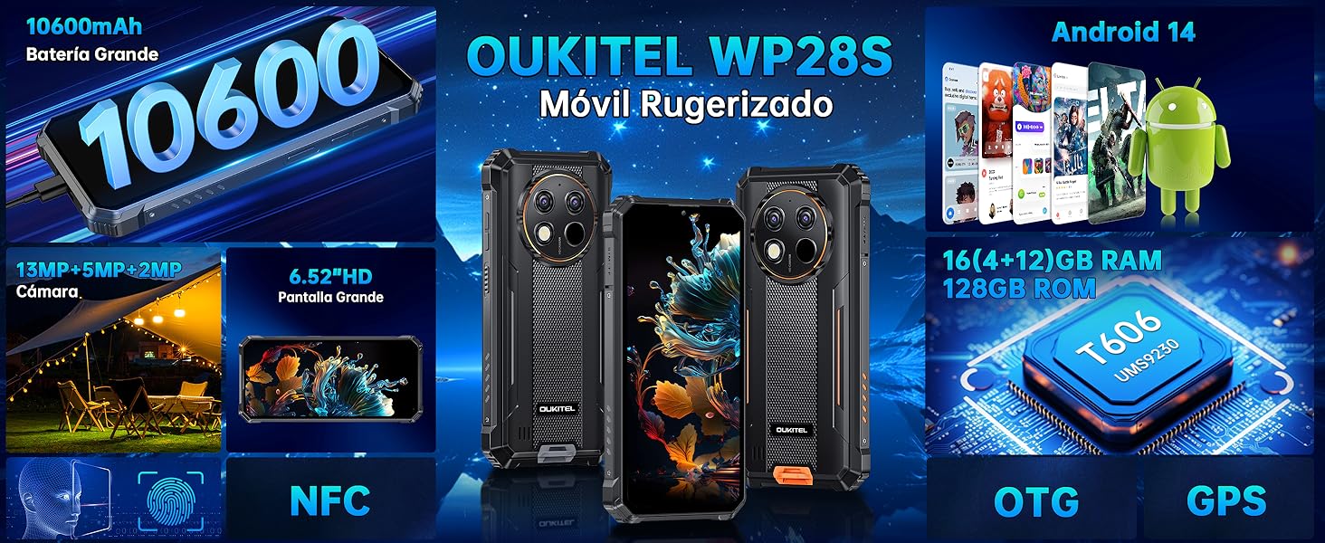 móvil gaming OUKITEL WP28S