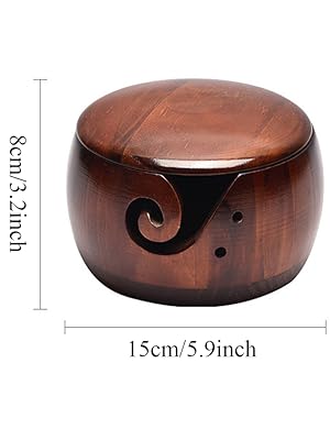 yarn bowl wood