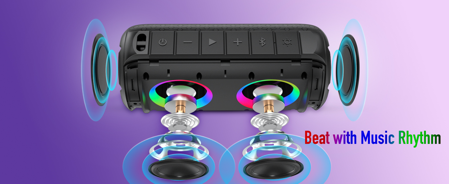 Bluetooth Speaker, Wireless Speaker Bluetooth, Portable Speaker with