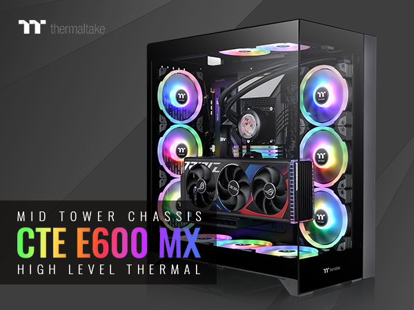 【新品・未使用】ミドルタワー サーマルテイク CTE E600 MX  ThermaltakeThermaltake CTE E600 MX Mid Tower Chassis Thermaltake