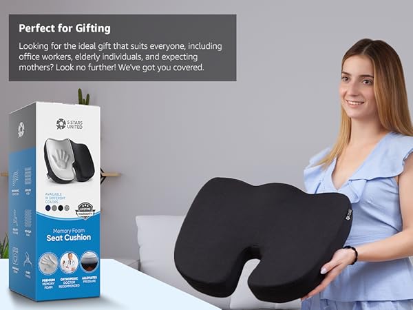 5 stars united seat cushion pillow for office chair butt cushion for tailbone pain sitting pillow