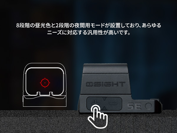 Amazon.co.jp: Osight(オーサイト) SE ドットサイト ダット